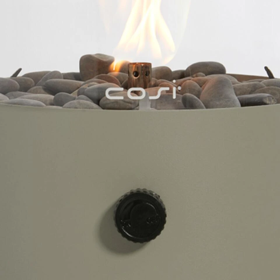 Cosi Fires - Cosiscoop Xl - Gaslantaarn - Olive 3 Cosi Fires - Cosiscoop Xl - Gaslantaarn - Olive - Afbeelding 3