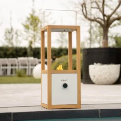 Cosi Fires - Cosiscoop Urban White - Gaslantaarn -Aanbiedingen Blad Tuin Winkel 1000086995 0104