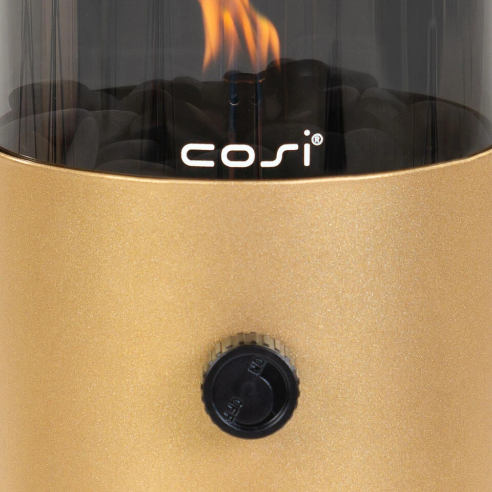 Cosi Fires - Cosiscoop Original Gaslantaarn - Goud 4 Cosi Fires - Cosiscoop Original Gaslantaarn - Goud - Afbeelding 4