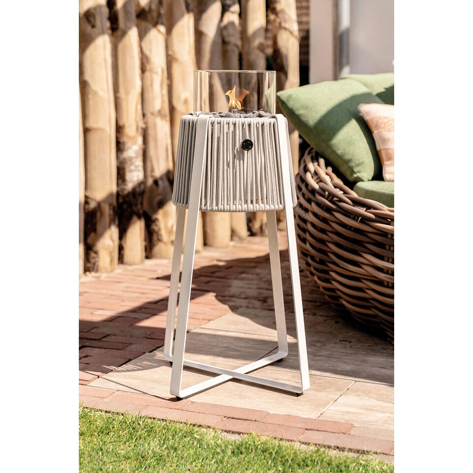 Cosi Fires - Cosiscoop Rope Gaslantaarn - Licht Grijs 2 Cosi Fires - Cosiscoop Rope Gaslantaarn - Licht Grijs - Afbeelding 2