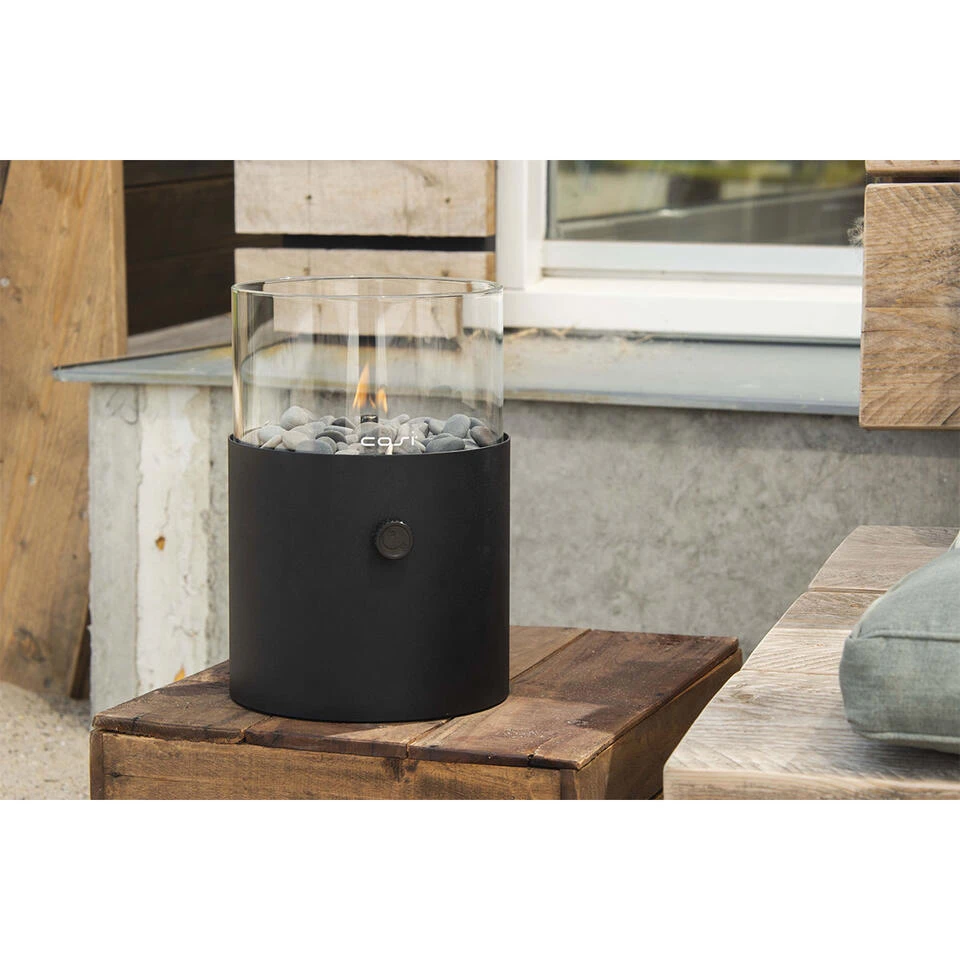 Cosi Fires - Cosiscoop Xl - Gaslantaarn - Zwart 2 Cosi Fires - Cosiscoop Xl - Gaslantaarn - Zwart - Afbeelding 2