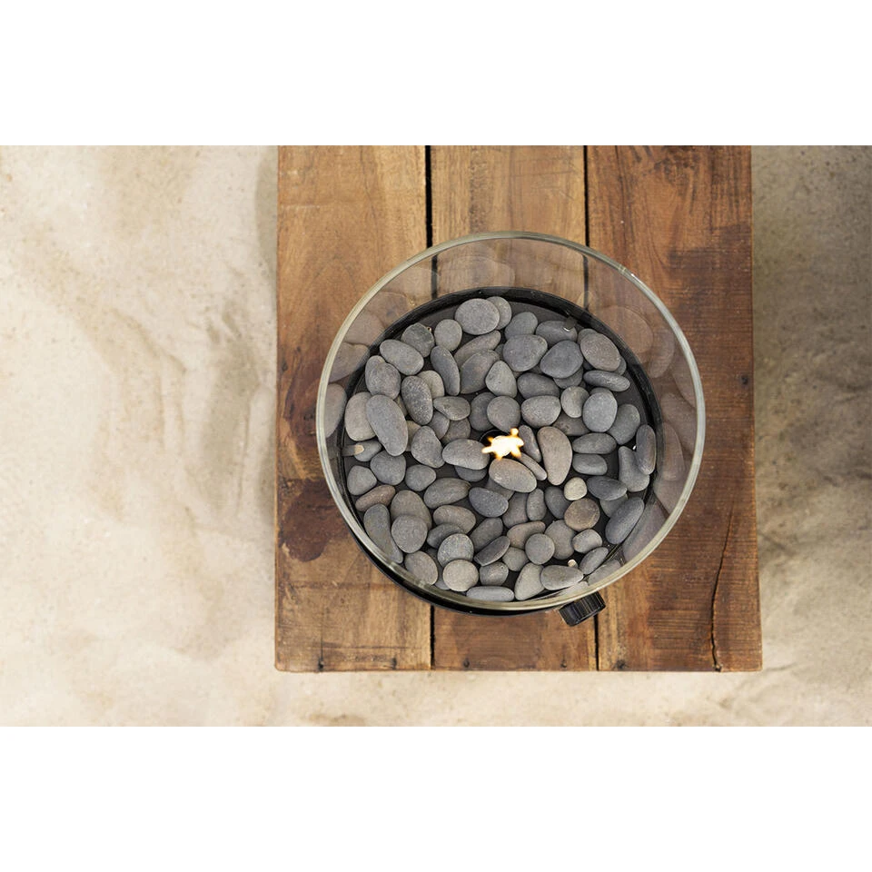 Cosi Fires - Cosiscoop Xl - Gaslantaarn - Zwart 3 Cosi Fires - Cosiscoop Xl - Gaslantaarn - Zwart - Afbeelding 3