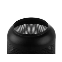 Beliani Vuurkorf Voor Hout VEER - Zwart Staal -Aanbiedingen Blad Tuin Winkel 1559023701 0102