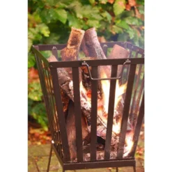 Esschert Design Vuurkorf Vierkant -Aanbiedingen Blad Tuin Winkel 1759879221 0110