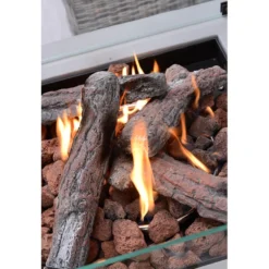 Garden Impressions Cozy Living Gas Vuurtafel Lisboa 60x60 Grijs -Aanbiedingen Blad Tuin Winkel 1894998150 0106