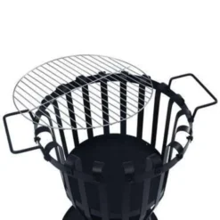 VidaXL Buiten Vuurplaats Met Barbecuerooster 47,5 Cm Staal -Aanbiedingen Blad Tuin Winkel 46466ff6d02048ac8180d13940579b69