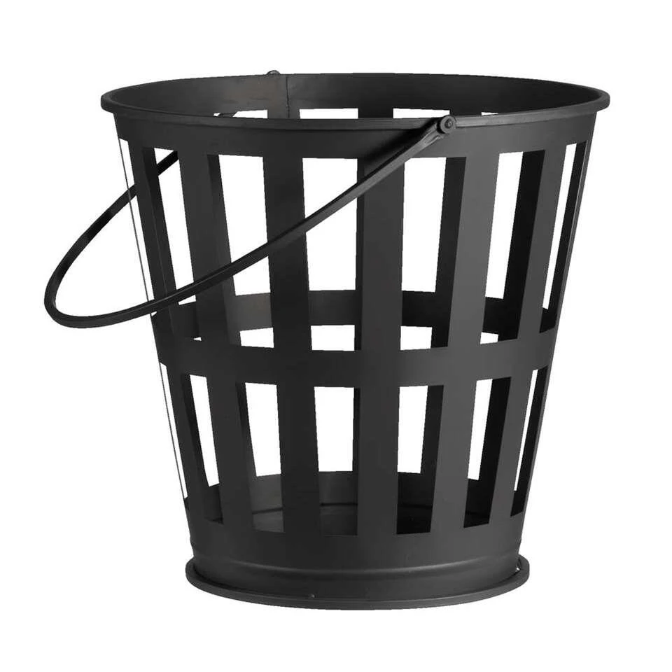 Vuurkorf Zaragoza - Zwart - 39x39 Cm 1 Vuurkorf Zaragoza - Zwart - 39x39 Cm