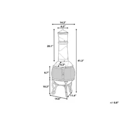 Beliani Vuurkorf Voor Hout TACORA - Messing Staal -Aanbiedingen Blad Tuin Winkel 795b73822e29401eac5030f7ec5c4bc7