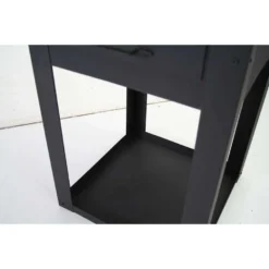 SenS-Line Vuurkorf Ember - Zwart - 47x44x200 Cm -Aanbiedingen Blad Tuin Winkel 81020778 0400