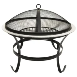VidaXL Vuurplaats En Barbecue 2-in-1 Met Pook 56x56x49 Cm Rvs -Aanbiedingen Blad Tuin Winkel ddb816802b6240f3b80f34a42db4cc86